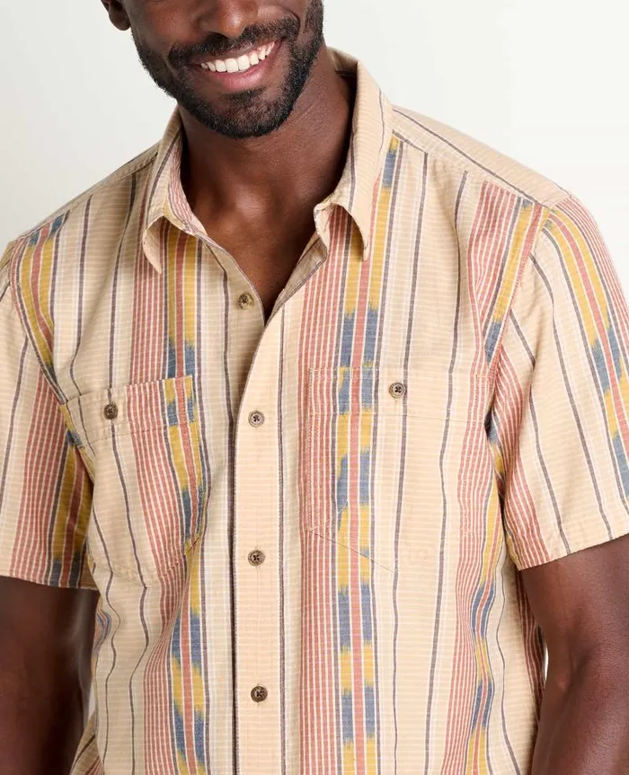 Men Shirts Toad and Co Smythy Short Sleeve Shirt Chai Ikat