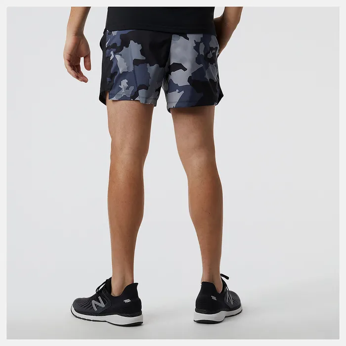 Men Shorts New Balance Printed Accelerate 5 Inch Short THUNDER Men Shorts New Balance Printed Accelerate 5 Inch Short THUNDER