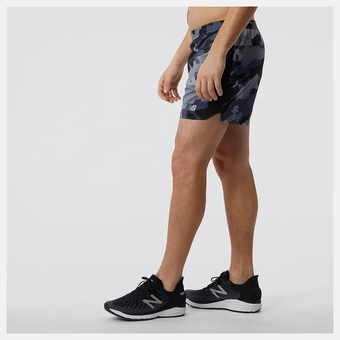 Men Shorts New Balance Printed Accelerate 5 Inch Short THUNDER Men Shorts New Balance Printed Accelerate 5 Inch Short THUNDER