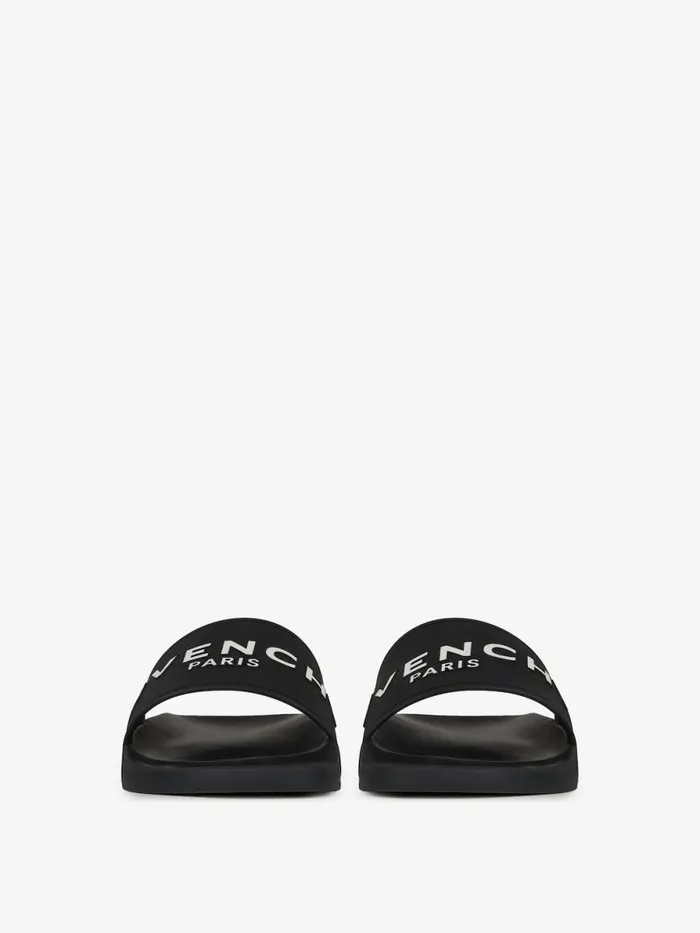 Men Slides and Sandals Givenchy Slide Sandals In Rubber Black Men Slides and Sandals Givenchy Slide Sandals In Rubber Black