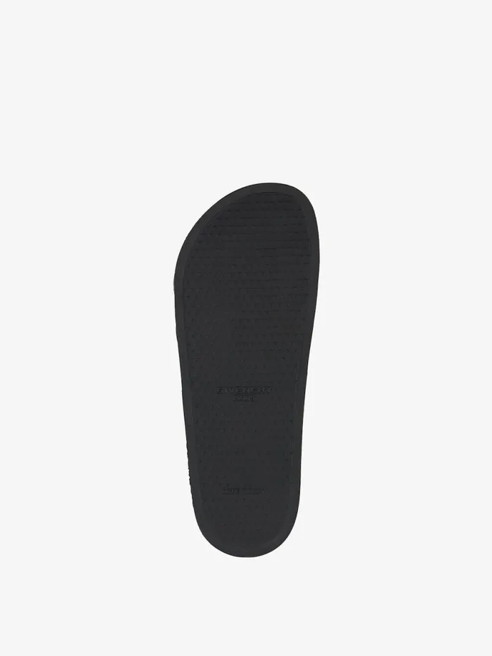 Men Slides and Sandals Givenchy Slide Sandals In Rubber Black Men Slides and Sandals Givenchy Slide Sandals In Rubber Black