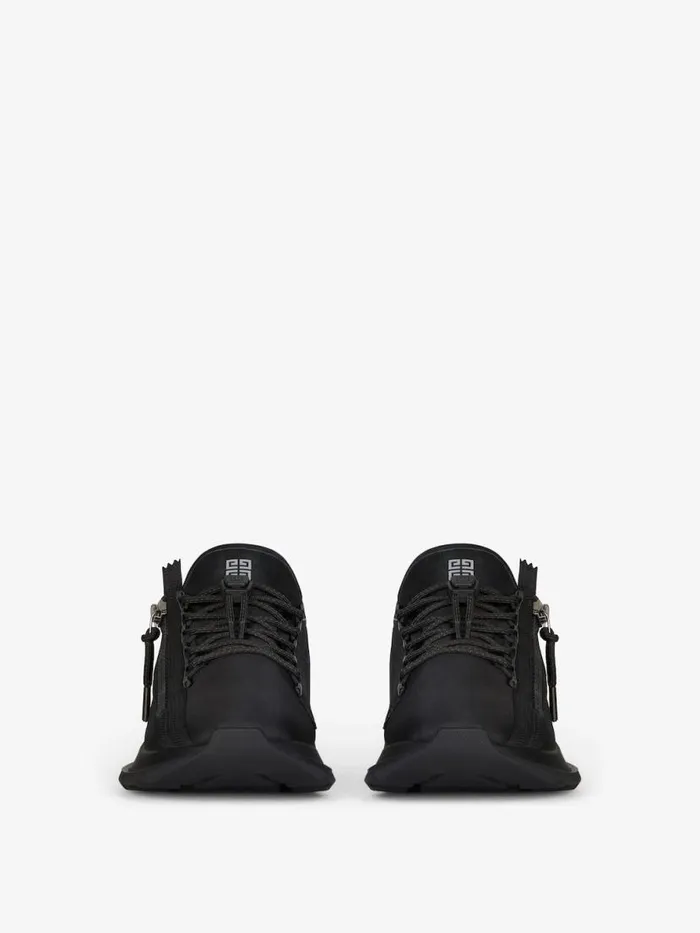 Men Sneakers Givenchy Spectre Runner Sneakers In Synthetic Fiber With Zip Black Men Sneakers Givenchy Spectre Runner Sneakers In Synthetic Fiber With Zip Black