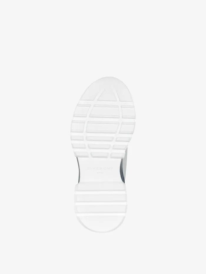 Men Sneakers Givenchy Spectre Runner Sneakers In Synthetic Leather And Denim Denim Blue Men Sneakers Givenchy Spectre Runner Sneakers In Synthetic Leather And Denim Denim Blue