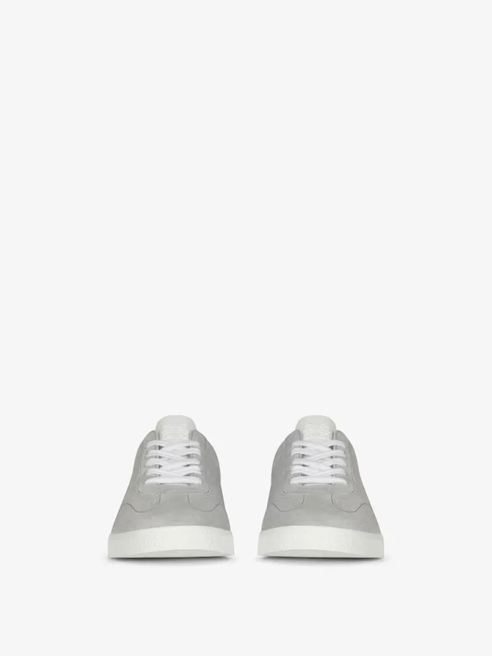 Men Sneakers Givenchy Town Sneakers In Suede Light Grey