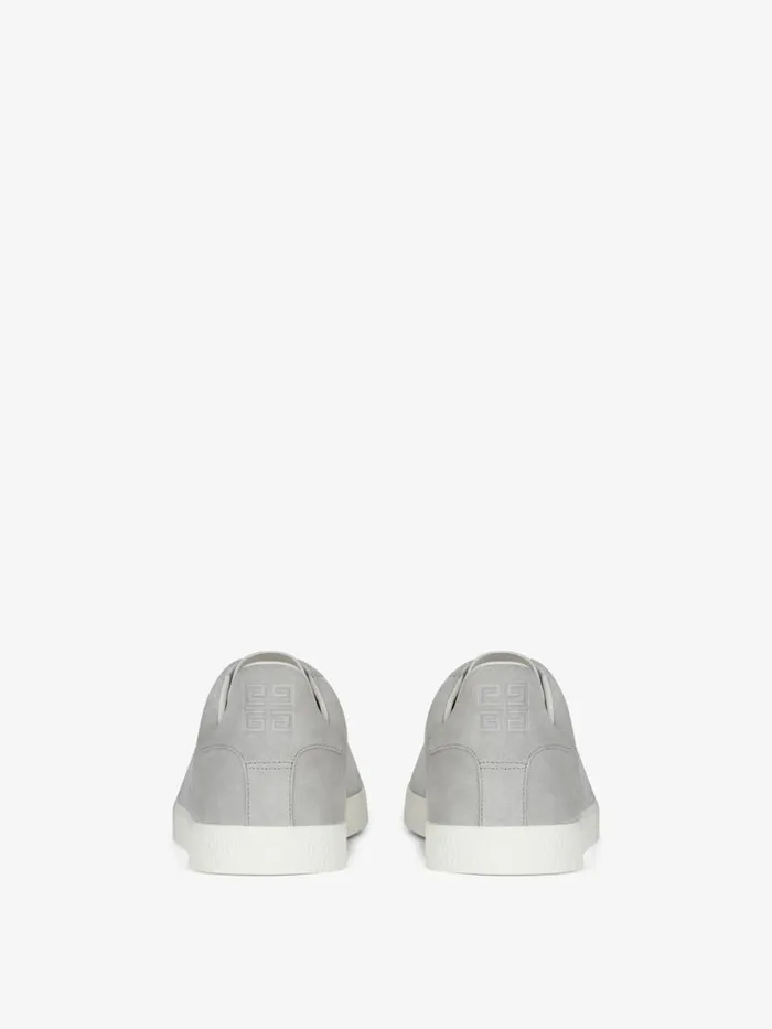 Men Sneakers Givenchy Town Sneakers In Suede Light Grey