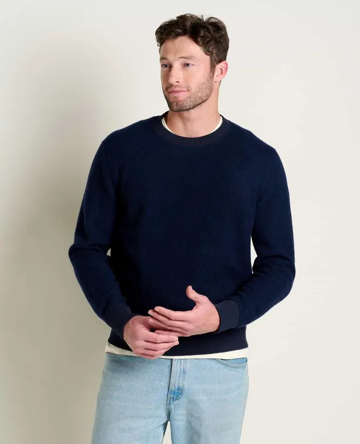 Men Sweaters Jackets and Layers Toad and Co Kennicott Crew True Navy