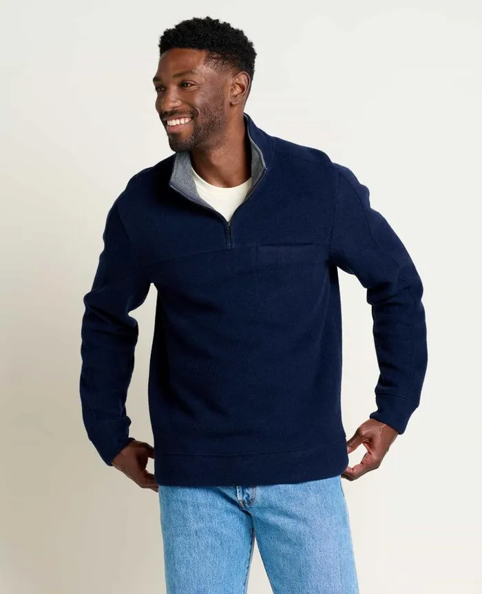 Men Sweaters Jackets and Layers Toad and Co Kennicott Quarter Zip Sweater True Navy Men Sweaters Jackets and Layers Toad and Co Kennicott Quarter Zip Sweater True Navy