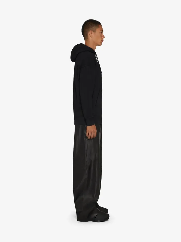 Men Sweatshirts and Hoodies Givenchy 4G Slim Fit Hoodie In Fleece Black