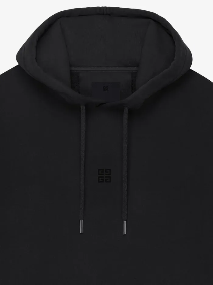 Men Sweatshirts and Hoodies Givenchy 4G Slim Fit Hoodie In Fleece Black