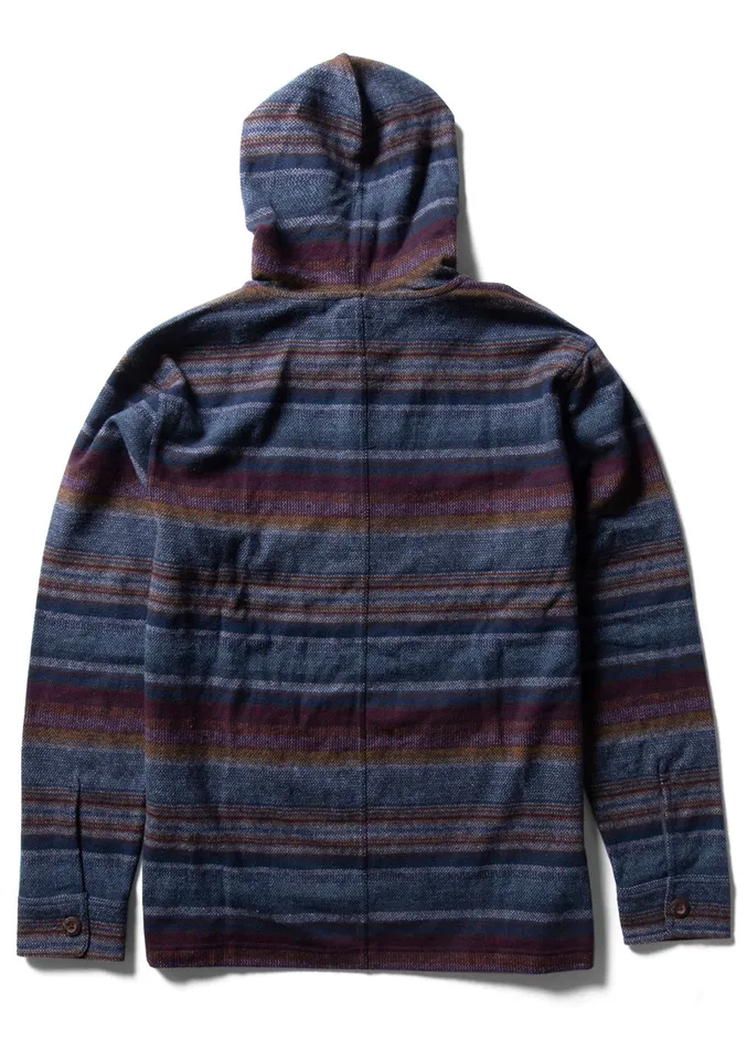 Men Vissla Descanso Hooded Popover Multi Shirts and Flannels Men Vissla Descanso Hooded Popover Multi Shirts and Flannels