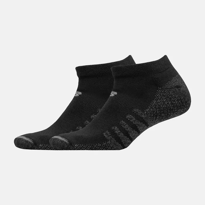 MenWomen New Balance Coolmax No Show Socks 2 Pack BLACK Socks