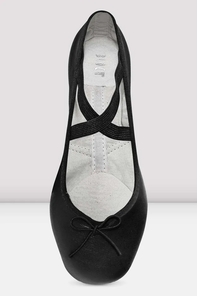 Mens Bloch Adult Mens Precision Leather Ballet Shoes Black Leather