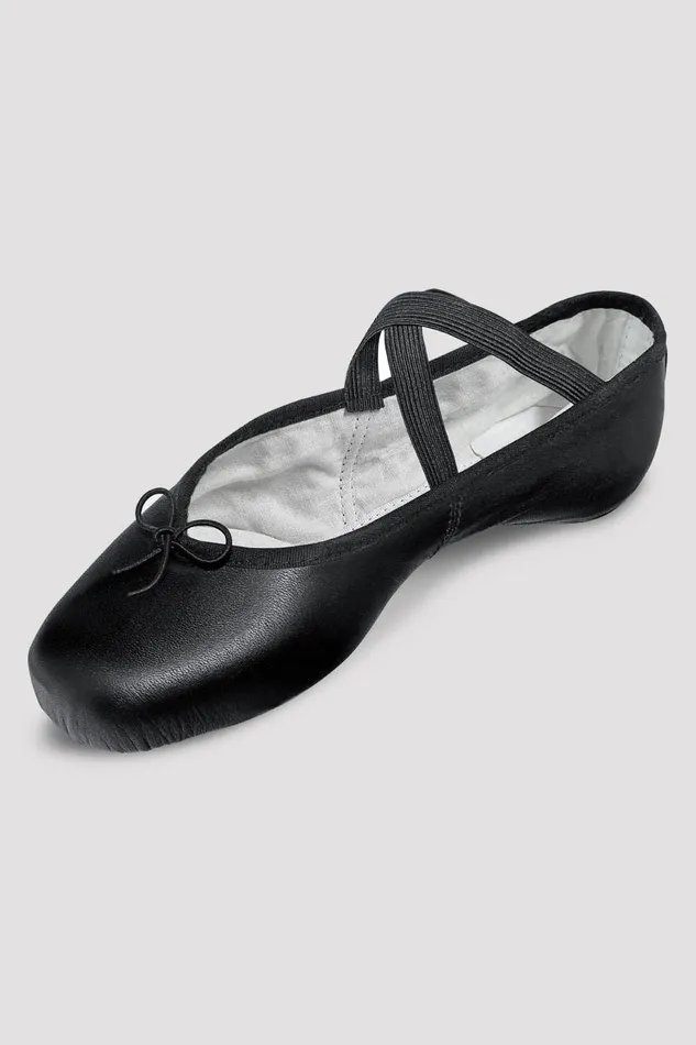 Mens Bloch Adult Mens Precision Leather Ballet Shoes Black Leather