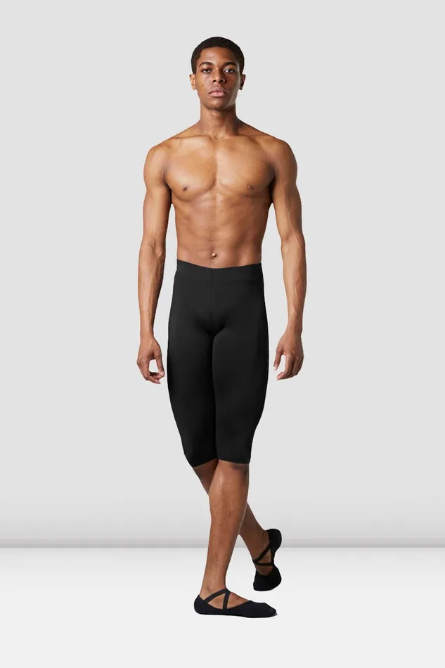 MensBoys Knee Length Rehearsal Tights Black Pants and Leggings Bloch Adult