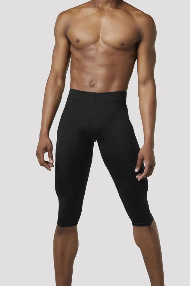 MensBoys Knee Length Rehearsal Tights Black Pants and Leggings Bloch Adult