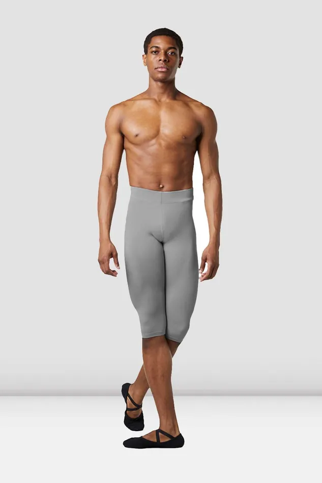 MensBoys Knee Length Rehearsal Tights Grey Pants and Leggings Bloch Adult