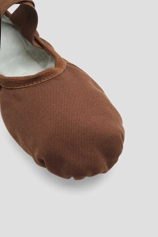 Mens Performa Stretch Canvas Ballet Shoes Cocoa Canvas Adult Mens Bloch