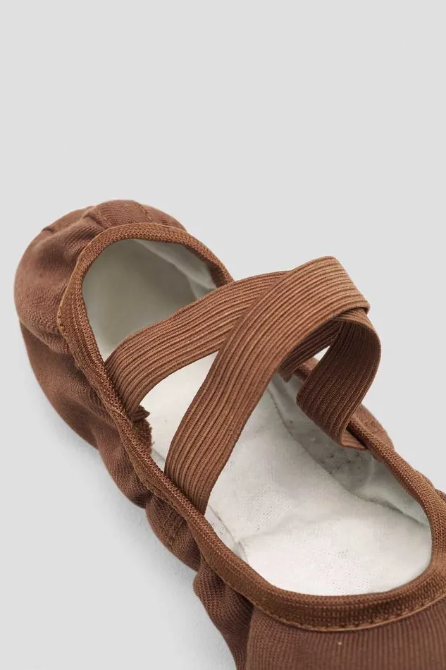 Mens Performa Stretch Canvas Ballet Shoes Cocoa Canvas Adult Mens Bloch