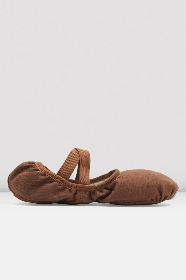 Mens Performa Stretch Canvas Ballet Shoes Cocoa Canvas Adult Mens Bloch