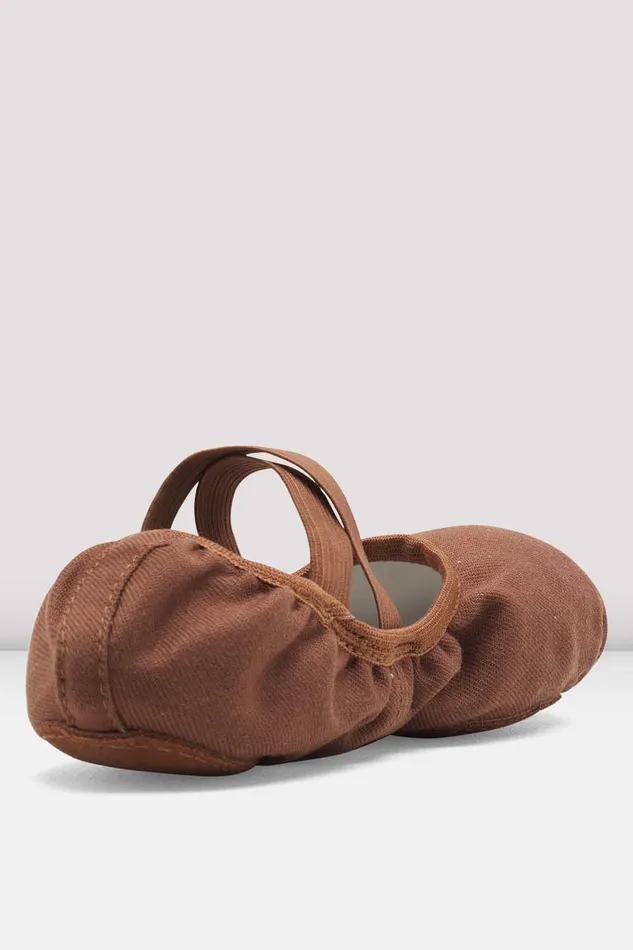 Mens Performa Stretch Canvas Ballet Shoes Cocoa Canvas Adult Mens Bloch