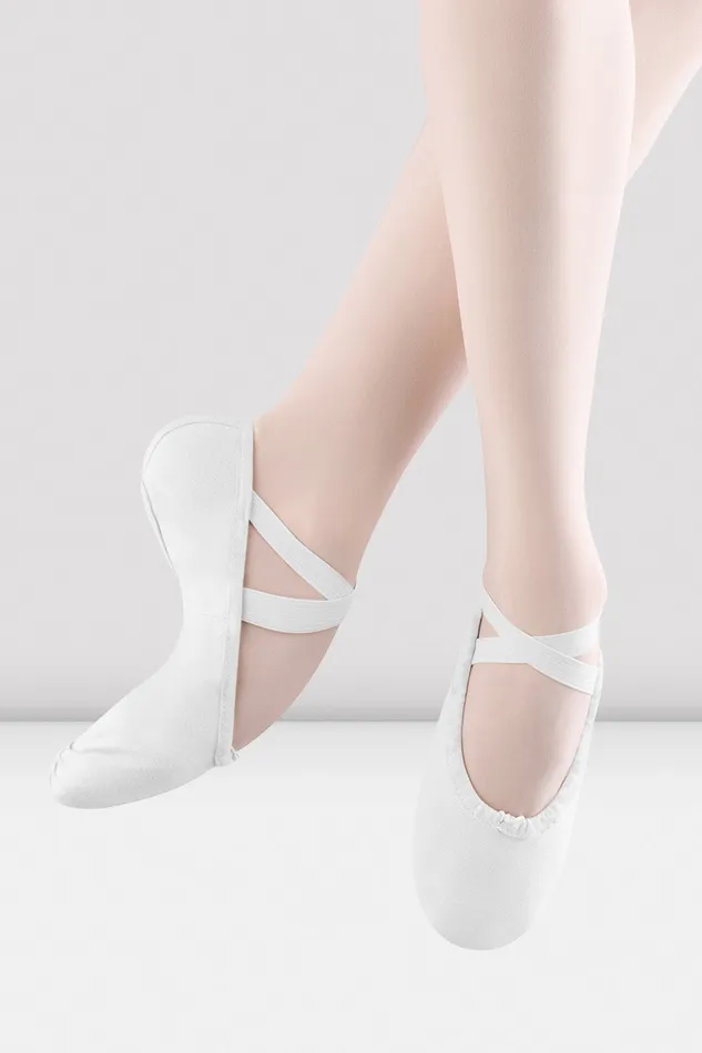 Mens Pump Canvas Ballet Shoes White Canvas Mens Bloch Adult