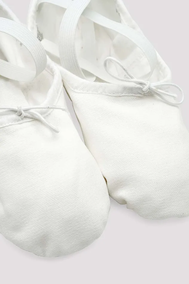 Mens Pump Canvas Ballet Shoes White Canvas Mens Bloch Adult