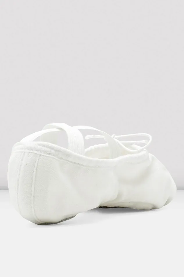 Mens Pump Canvas Ballet Shoes White Canvas Mens Bloch Adult