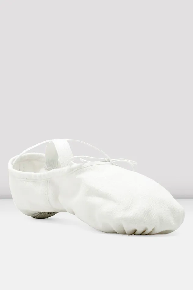 Mens Pump Canvas Ballet Shoes White Canvas Mens Bloch Adult