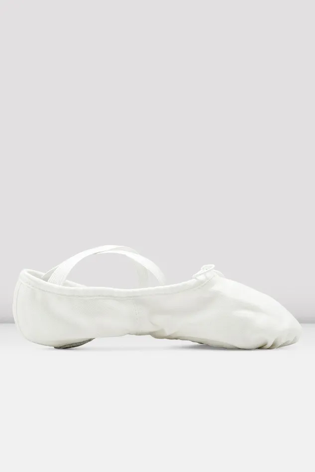Mens Pump Canvas Ballet Shoes White Canvas Mens Bloch Adult