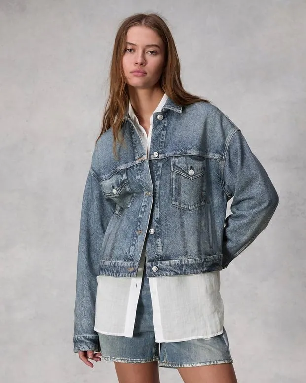 MiramarJackets and Coats rag and bone Women Miramar Terry Trucker Jacket Walker MiramarJackets and Coats rag and bone Women Miramar Terry Trucker Jacket Walker