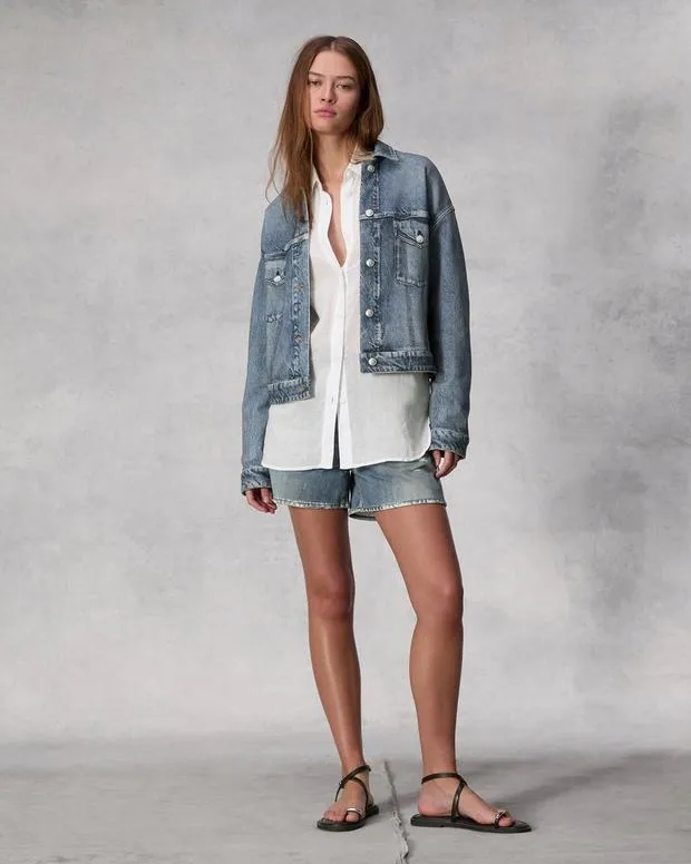 MiramarJackets and Coats rag and bone Women Miramar Terry Trucker Jacket Walker