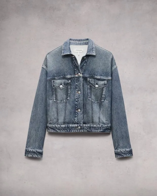 MiramarJackets and Coats rag and bone Women Miramar Terry Trucker Jacket Walker