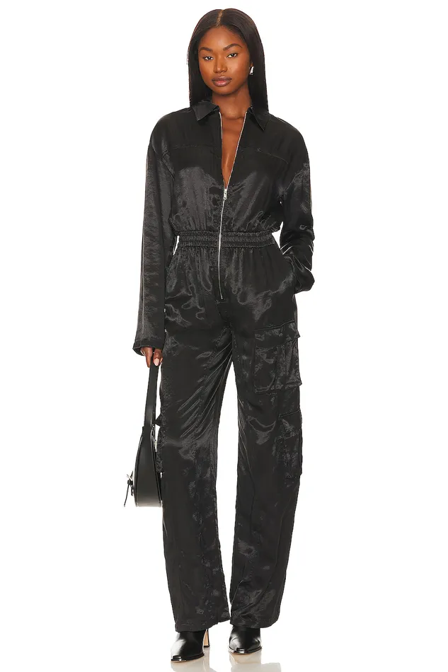 Miranda Jumpsuit Black Women Lovers and Friends Jumpsuits
