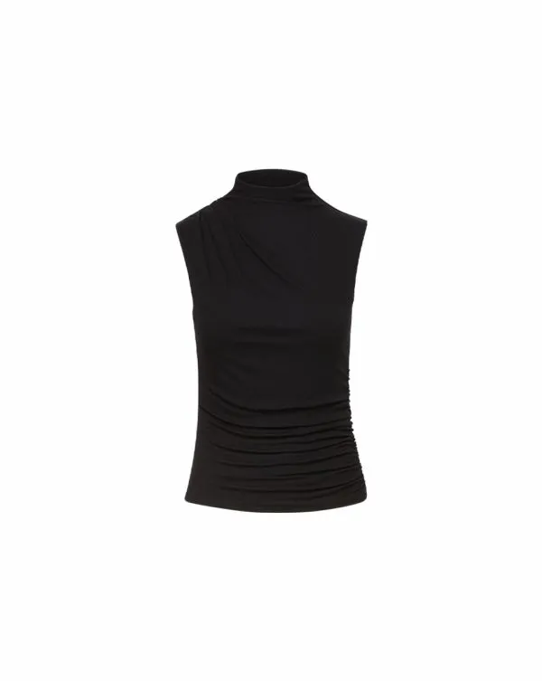 Mylie Sleeveless Top Black Women Veronica Beard Tops Mylie Sleeveless Top Black Women Veronica Beard Tops