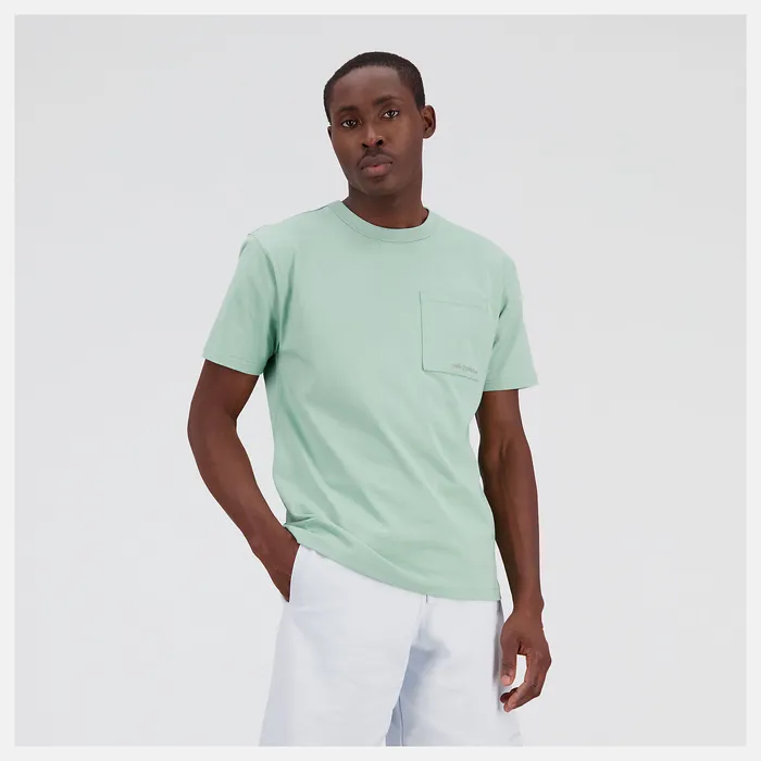 NB Athletics Nature State Short Sleeve Tee SAGE LEAF Men Shirts New Balance