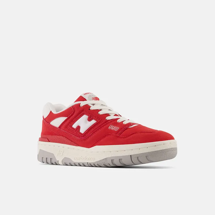 New Balance 550 Team Red with White Kids Size 35 8211 7 New Balance 550 Team Red with White Kids Size 35 8211 7
