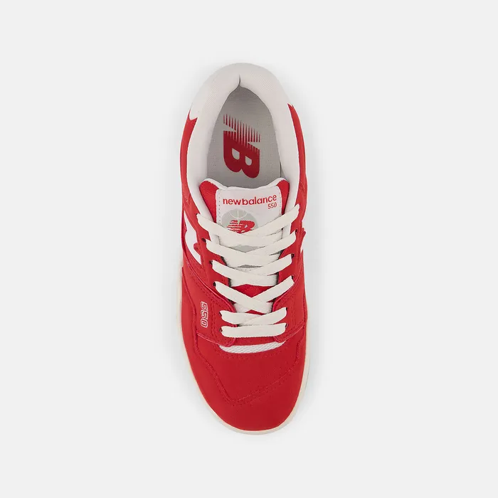 New Balance 550 Team Red with White Kids Size 35 8211 7 New Balance 550 Team Red with White Kids Size 35 8211 7