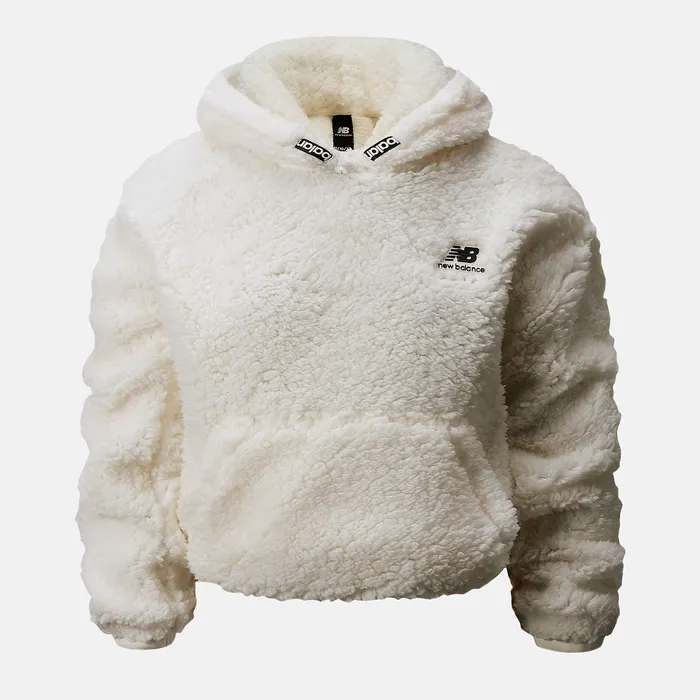 New Balance NB Athletics Hoodie SEA SALT Kids Tops