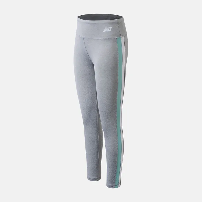 New Balance Performance Tight HEATHER GREY Kids Bottoms