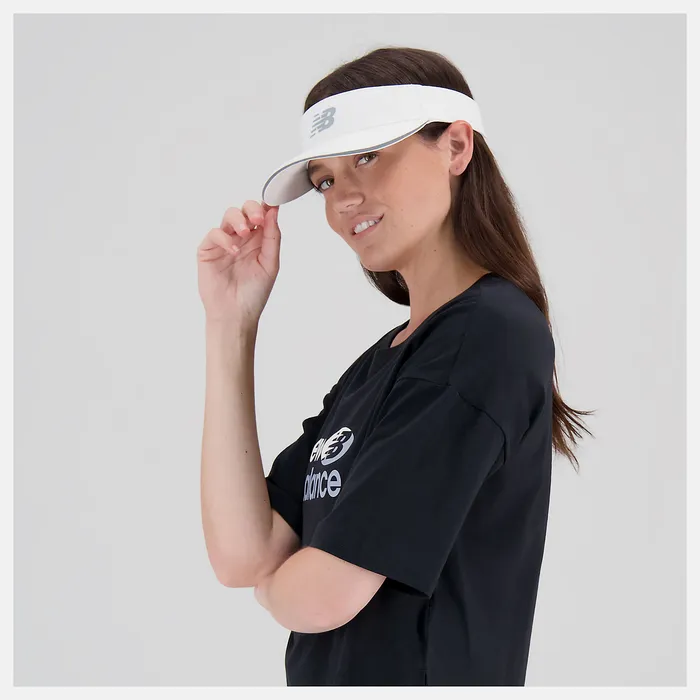 New Balance Performance Visor WHITE MenWomen Hats New Balance Performance Visor WHITE MenWomen Hats
