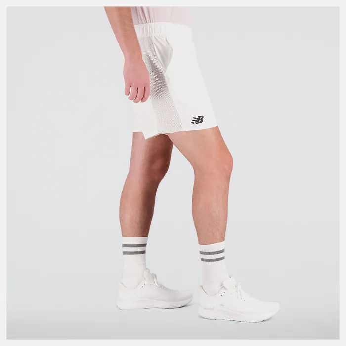 New Balance Shorts Men Tournament 7 inch Short WHITE New Balance Shorts Men Tournament 7 inch Short WHITE