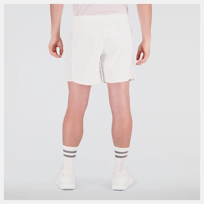 New Balance Shorts Men Tournament 7 inch Short WHITE New Balance Shorts Men Tournament 7 inch Short WHITE