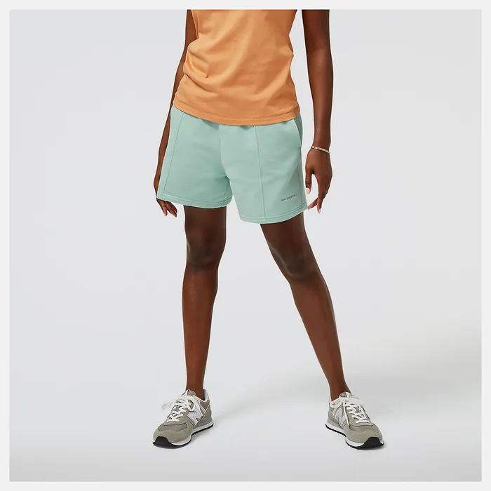 New Balance Shorts Women Athletics Nature State French Terry Short SAGE LEAF