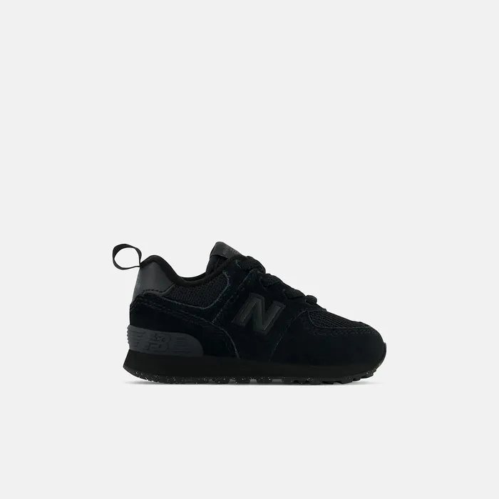 New Balance Size 0 8211 10 Kids 574 Core Bungee Black