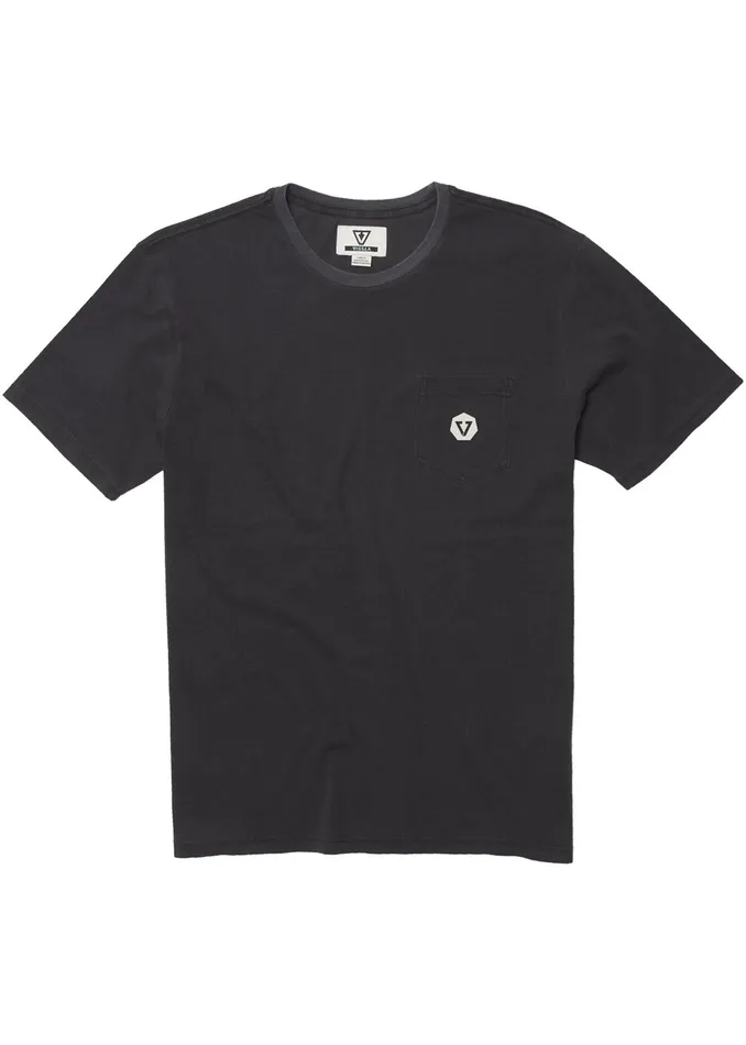 Offshored Ss Pkt Tee Phantom Premium Tees Vissla Men Offshored Ss Pkt Tee Phantom Premium Tees Vissla Men