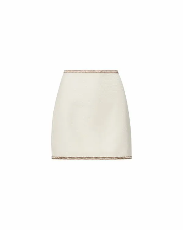 Ohemia Skirt Ivory Women Veronica Beard Skirts and Shorts Ohemia Skirt Ivory Women Veronica Beard Skirts and Shorts