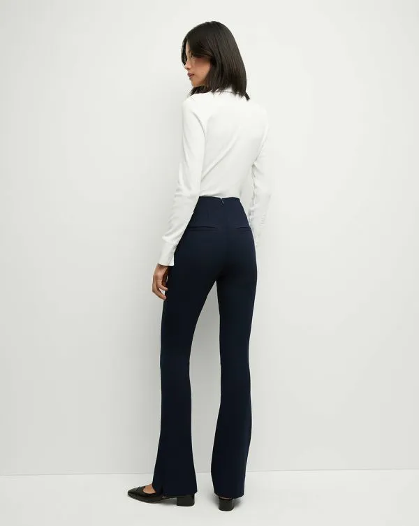 Orion Flare Pant Navy Women Veronica Beard Pants