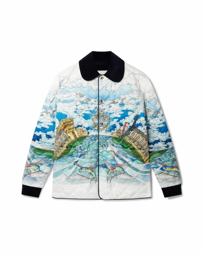 Outerwear Men Casablanca Paris Le Vol Ideal Quilted Hunting Jacket