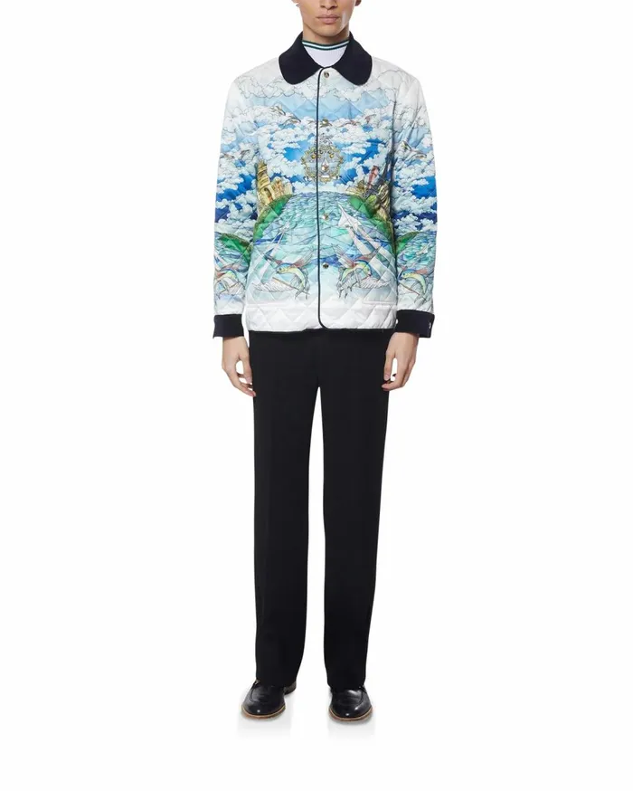 Outerwear Men Casablanca Paris Le Vol Ideal Quilted Hunting Jacket