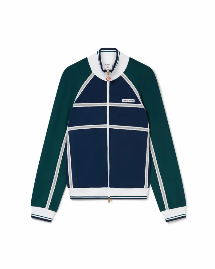 Outerwear Men Casablanca Paris Mesh Tape Track Jacket